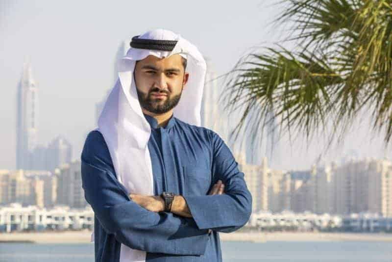 Abbas Sajwani, Founder of AHS Properties, photographed on a Dubai waterfront