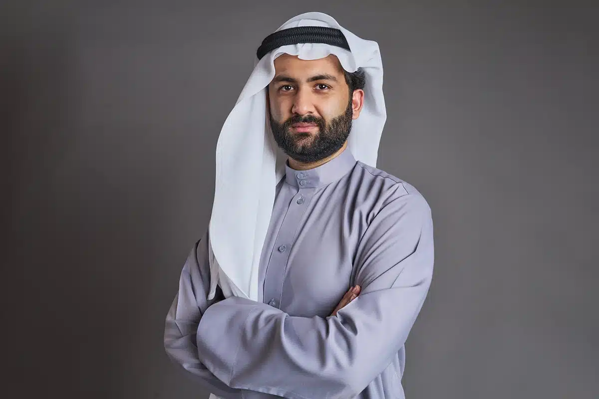 Portrait of Abbas Sajwani, Founder and CEO of AHS Properties, in media press feature