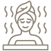 AHS Tower sauna and steam room wellness amenity icon
