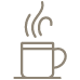Coffee lounge amenity icon for the AHS Tower