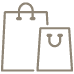 Shopping and retail amenity icon for the AHS Tower