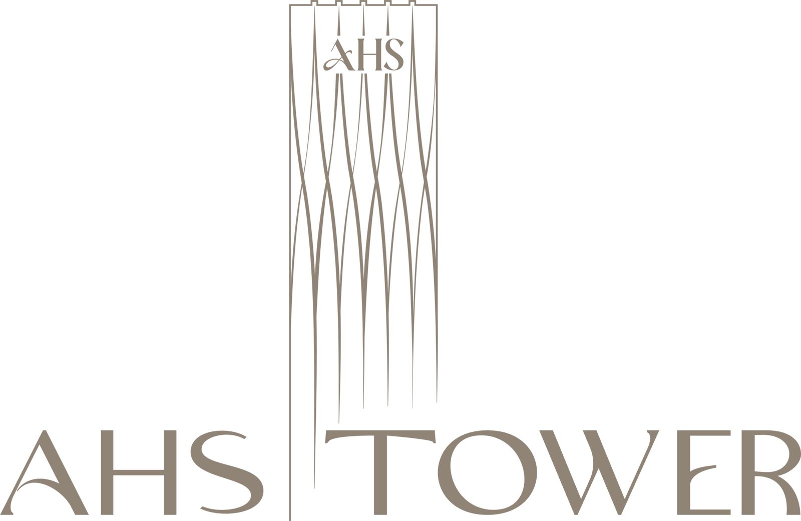 AHS Tower logo and wordmark by AHS Properties