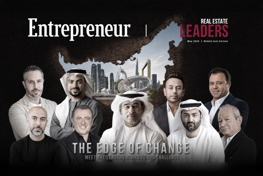 Entrepreneur Middle East Real Estate Leaders cover featuring Abbas Sajwani among Dubai property visionaries